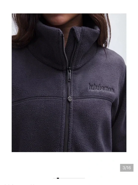 lululemon Athletica Dark Navy Quarter-Zip Fleece Pullover - Picture 8 of 8
